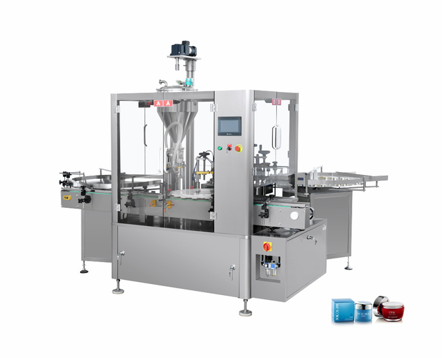 Машина для розлива и укупорки лосьона ZHG-50